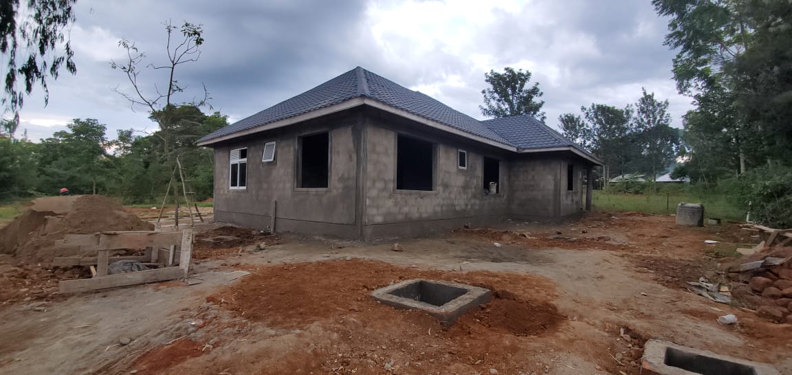 Hillside Home — Windows & Doors — Residential Fabrication project in Kisii