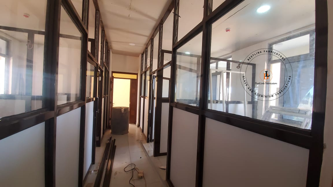Mandera County Office Glazing — Commercial Fabrication project in Mandera
